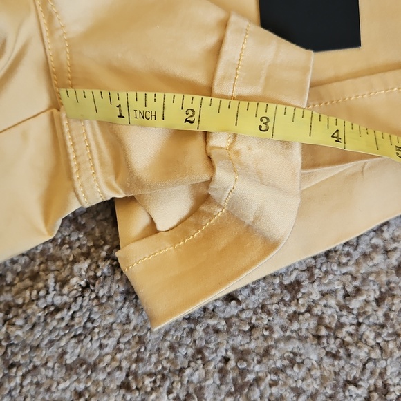 Liverpool Women's Mustard Yellow Roll-Cuff Shorts - Picture 5 of 7